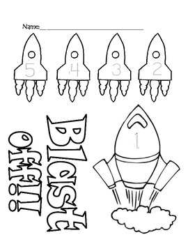 Outer Space Math Worksheet 1-5 - This Crafty Mom