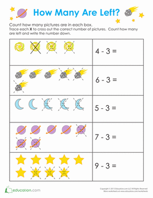 space mathematics worksheet 1 answers