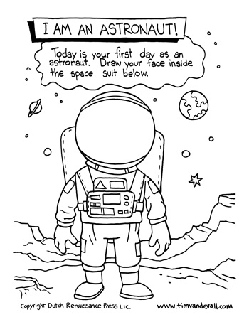 space worksheet for preschoolers