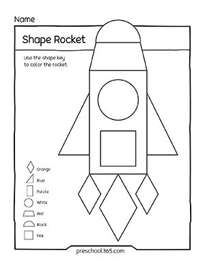 preschool-space-theme-worksheets-11 | Preschool365