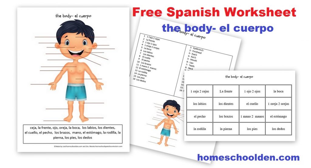 spanish 1 review worksheet