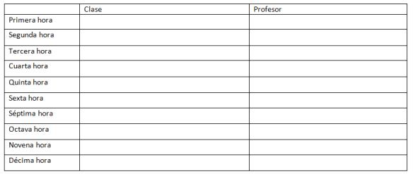 Talking about our [fake] schedules | Ms. Brown Spanish