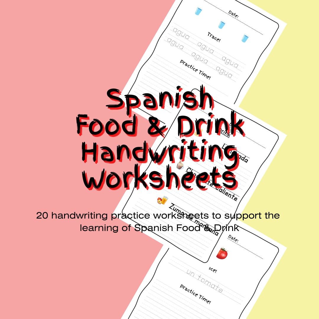 spanish handwriting worksheet