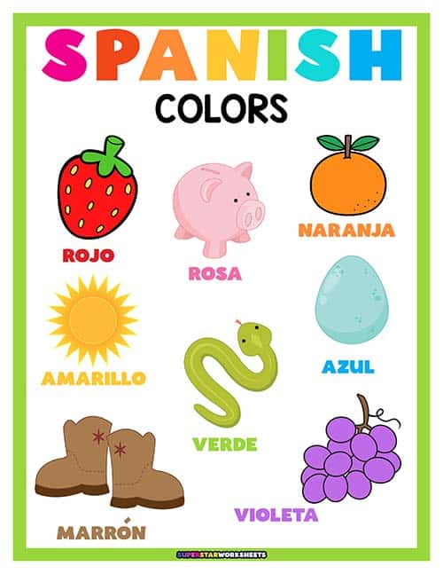 Spanish Worksheets -Worksheets Library