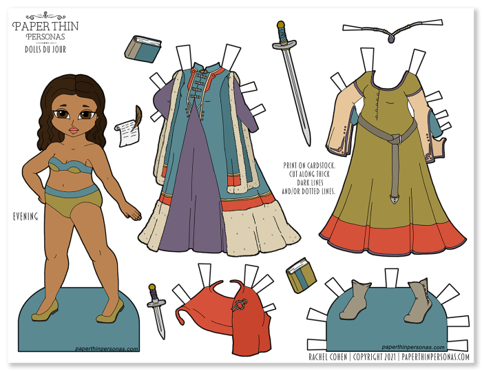 spanish paper dolls printable