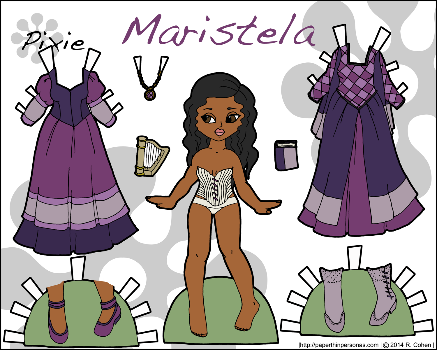 spanish paper dolls printable
