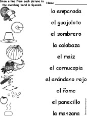 Thanksgiving Words in Many Languages: Worksheets ...