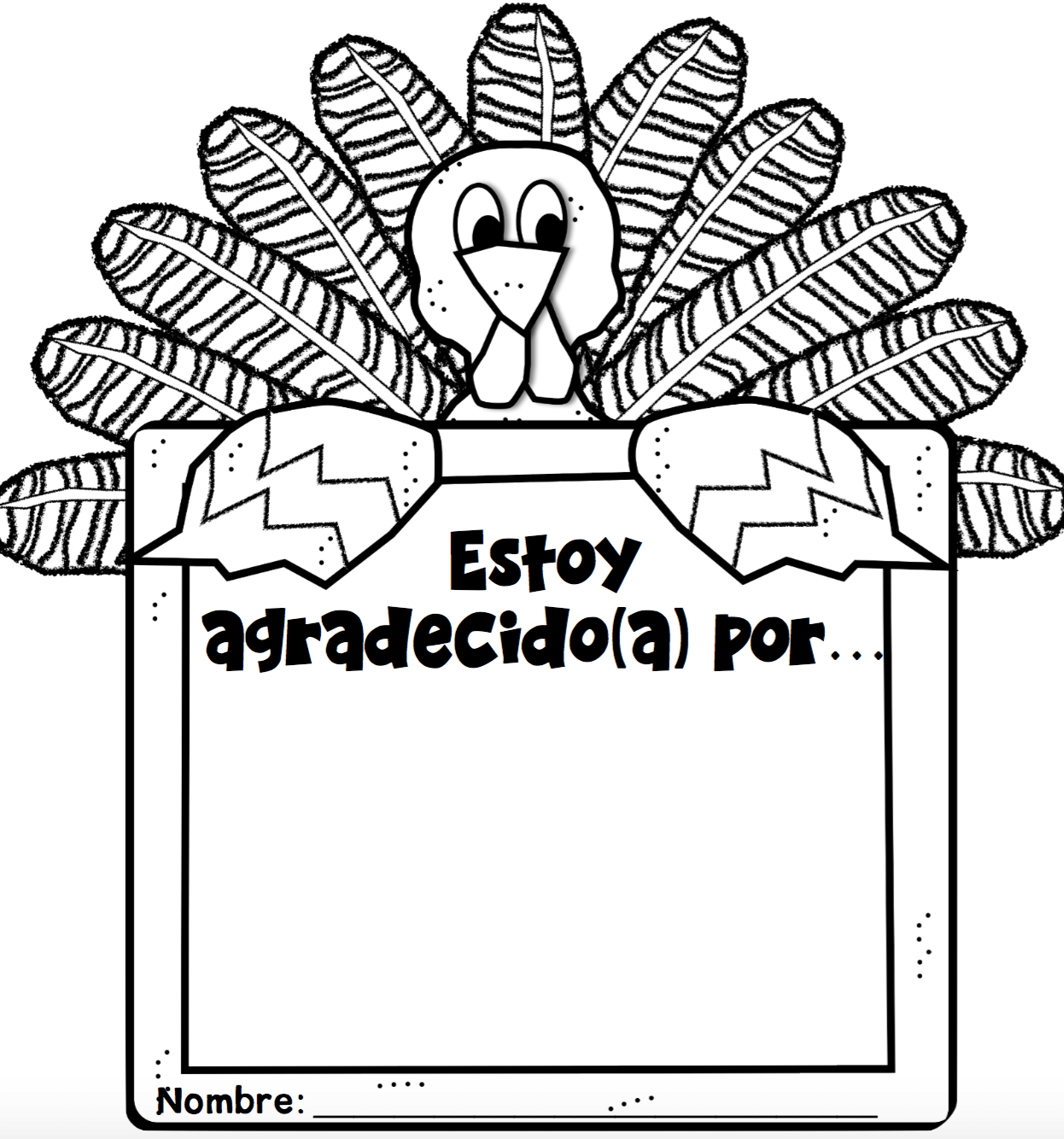thanksgiving freebies in spanish - mommymaleta - worksheets library