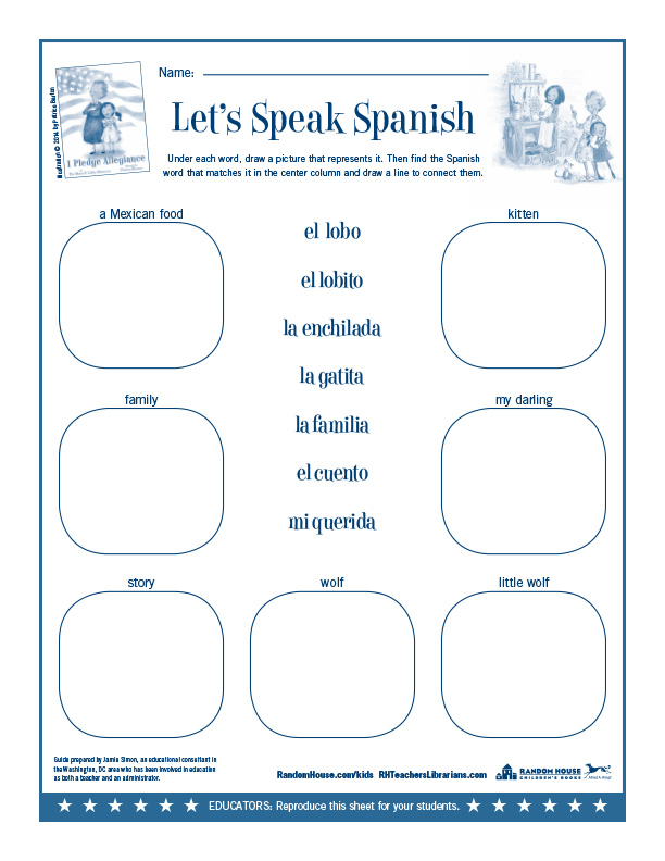 Spanish/English Bilingual Printables and Activities Brightly
