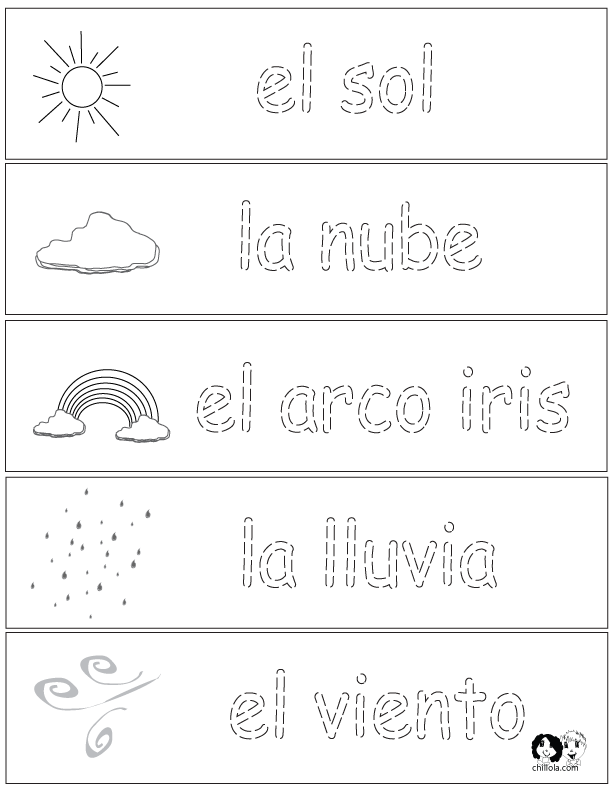 Spanish Printable Activities - Helping Ninjas™