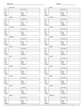 spanish verbs worksheet