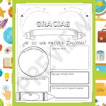 spanish worksheet for teachers