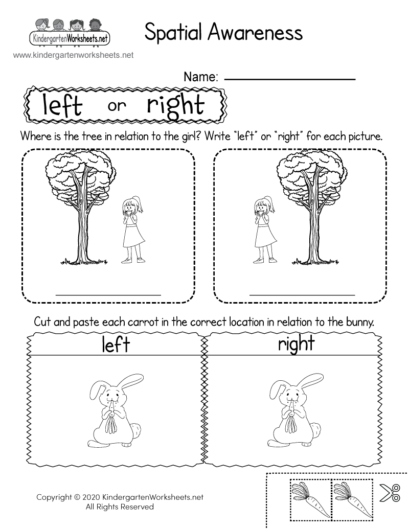 Free Printable Spatial Concepts Worksheet - Worksheets Library