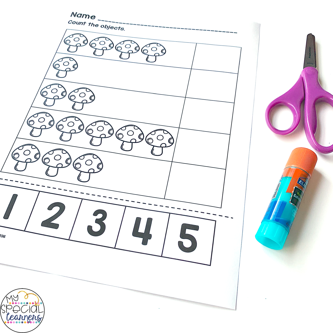 Differentiated Fall Math Worksheets for Elementary Special ...