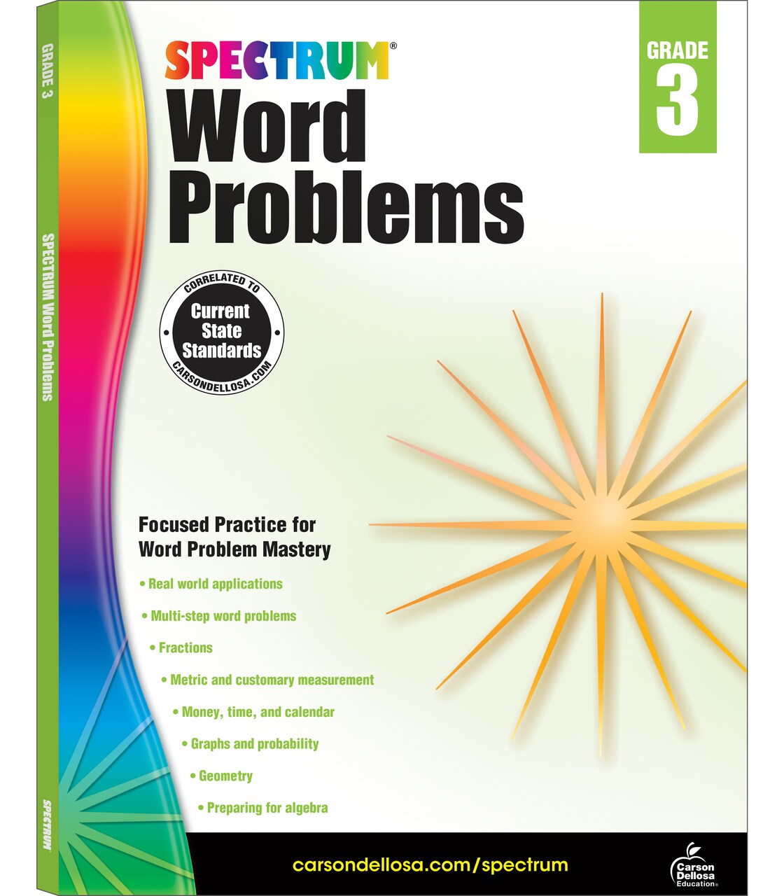 Spectrum Math Word Problems Grade 3 Workbook, Ages 8 to 9, 3rd ...