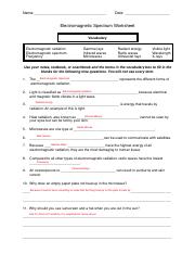 Electromagnetic Spectrum WS.pdf - Name Date Electromagnetic ...