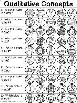 speech and language worksheet