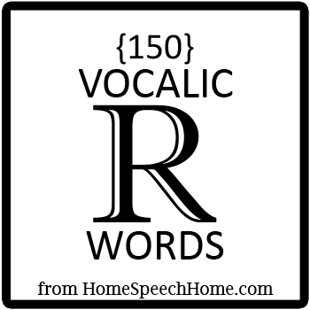 150+ Vocalic R Words, Phrases, Sentences, &  Paragraphs by Place ...