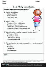 Free Speed, Velocity, and Acceleration/1