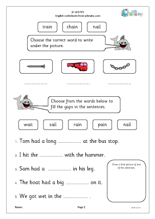 Phonics and Spelling - URBrainy.com