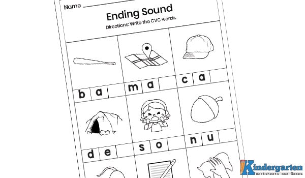 spelling for kids worksheet printable