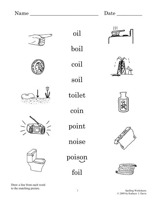 spelling for kids worksheet