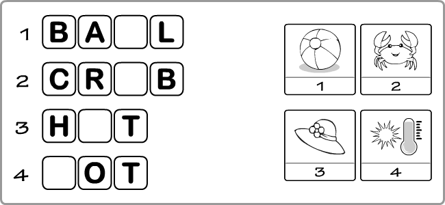 spelling game worksheet