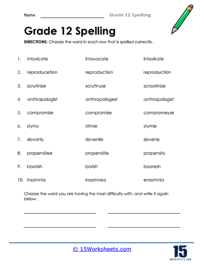 spelling pattern worksheet 3rd grade