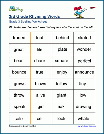 Spelling Worksheets | Worsheets library