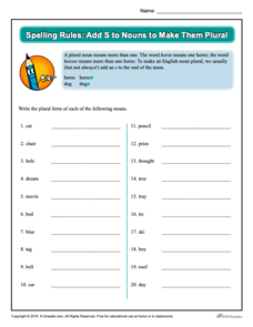 Spelling Rules Lesson Plans &  Worksheets | Lesson Planet