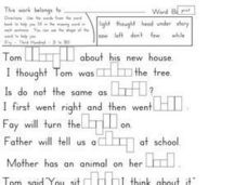 spelling sight words worksheet