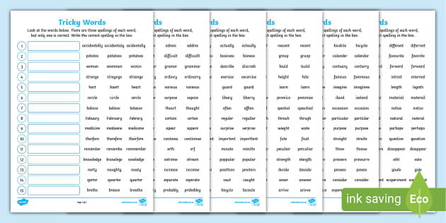 FREE! - Years 3-4 Worksheets | Spelling, Language Conventions &  SPaG