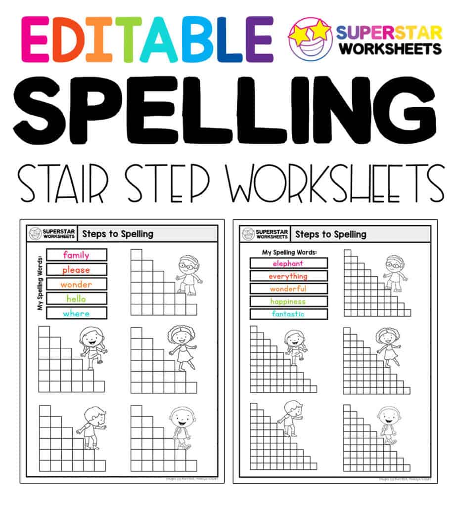 spelling worksheet creator