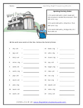 3rd Grade Spelling Worksheets