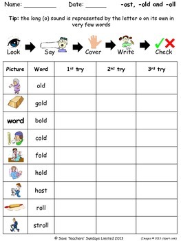 Spelling Pages For Kindergarten