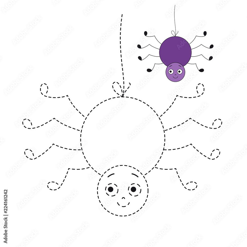 drawing worksheet for preschool kids with easy gaming level of ...