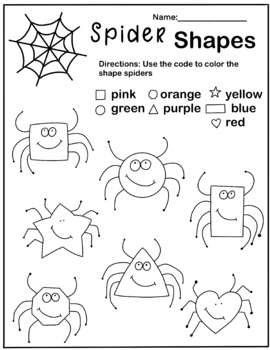 Spider worksheets | TPT