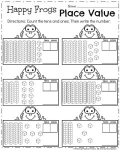 First Grade Worksheets for Spring - Planning Playtime