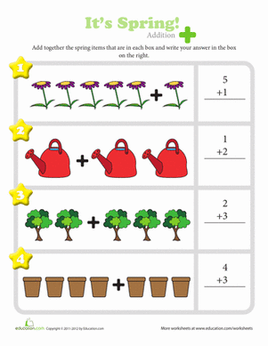 Spring is in the Air! | Worksheet | Education.com