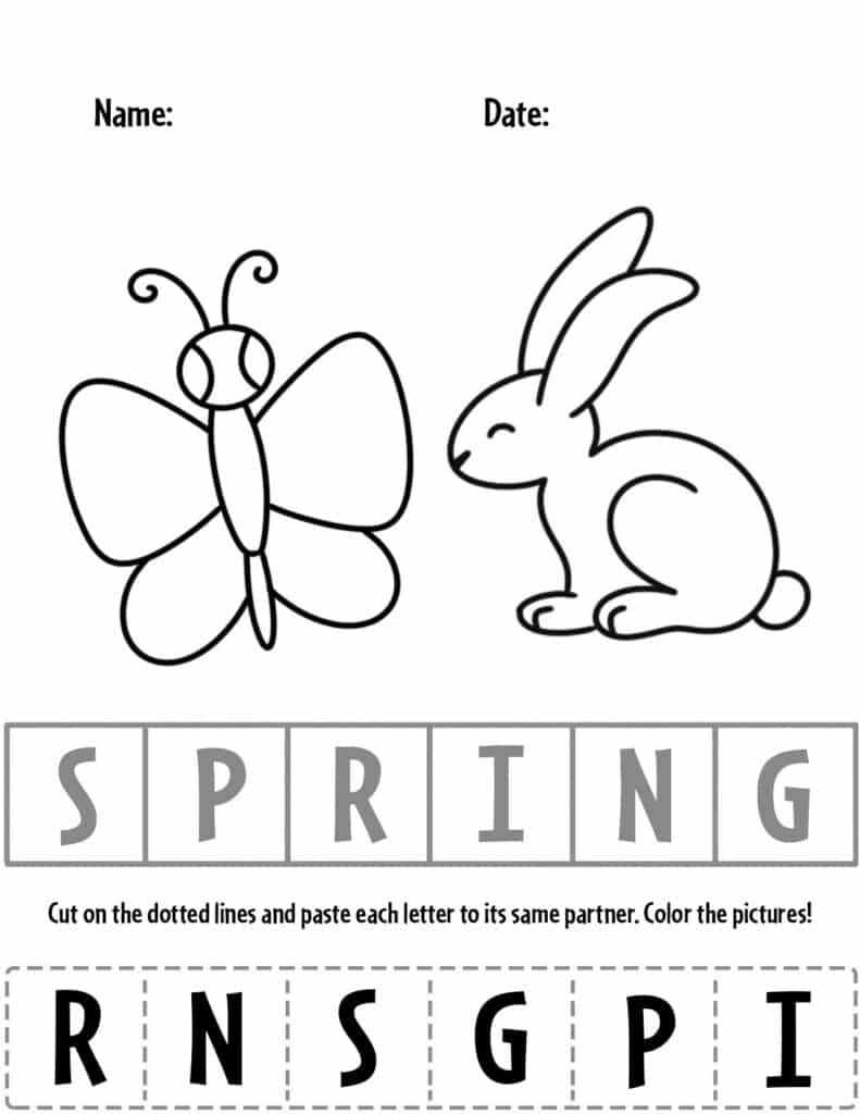 Free Spring Worksheet For Free Download Free Spring Worksheet For Free 