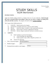 sq3r worksheet