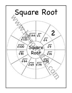 Square Root Worksheets - Lesson Tutor