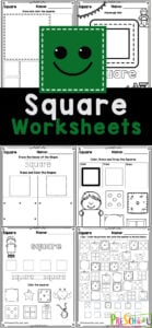 square worksheet preschool