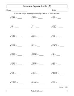 Search | Square Root | Page 1 | Weekly Sort