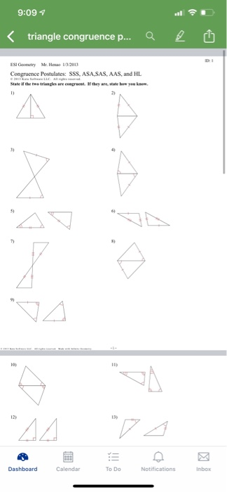 Solved 9:09 5 triangle congruence p... a chi ESI Cry M e 3 | Chegg.com