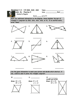 Sss Sas Asa Aas Worksheet Pdf - Fill and Sign Printable Template ...