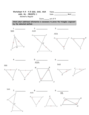 Sss Geometry: Complete with ease | airSlate SignNow