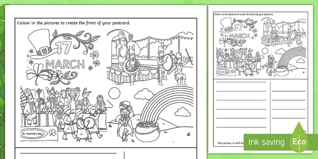 st  patrick s day worksheet