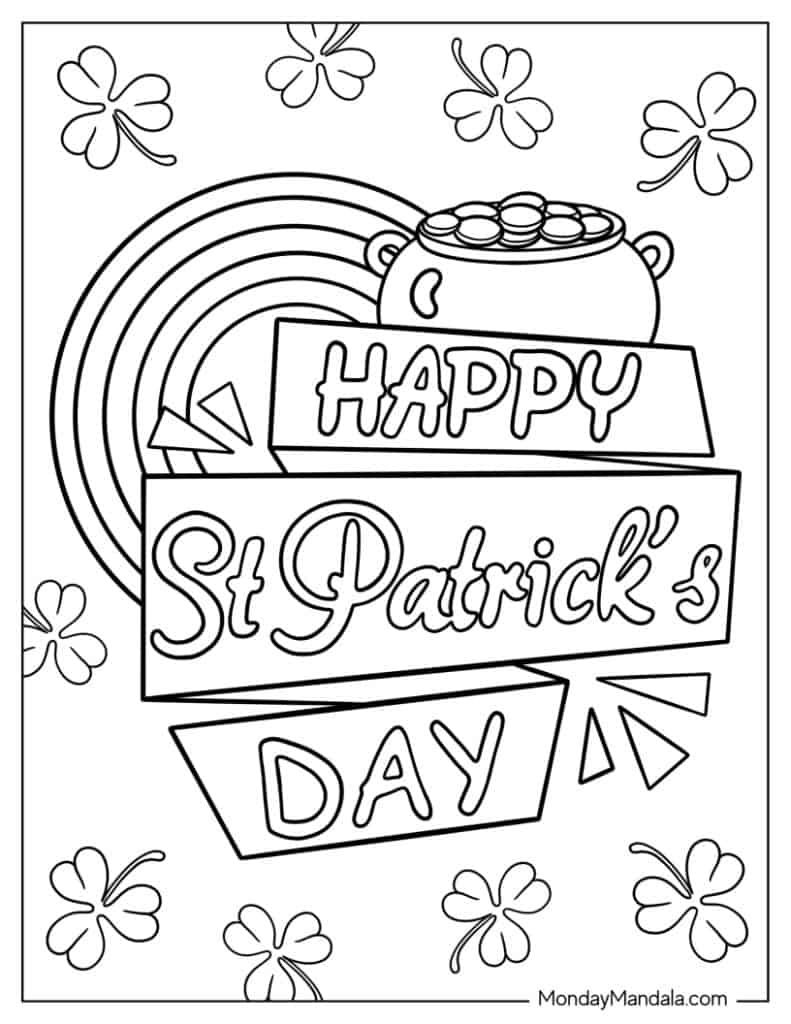 St Patricks Day Coloring Pages Free PDF Printables Worksheets Library St Patricks Day Coloring Pages Free PDF Printables Worksheets Library
