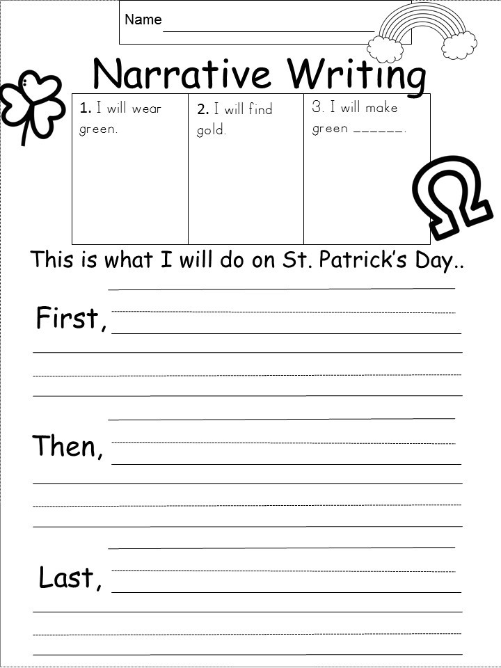 st patrick s day worksheet 2nd grade